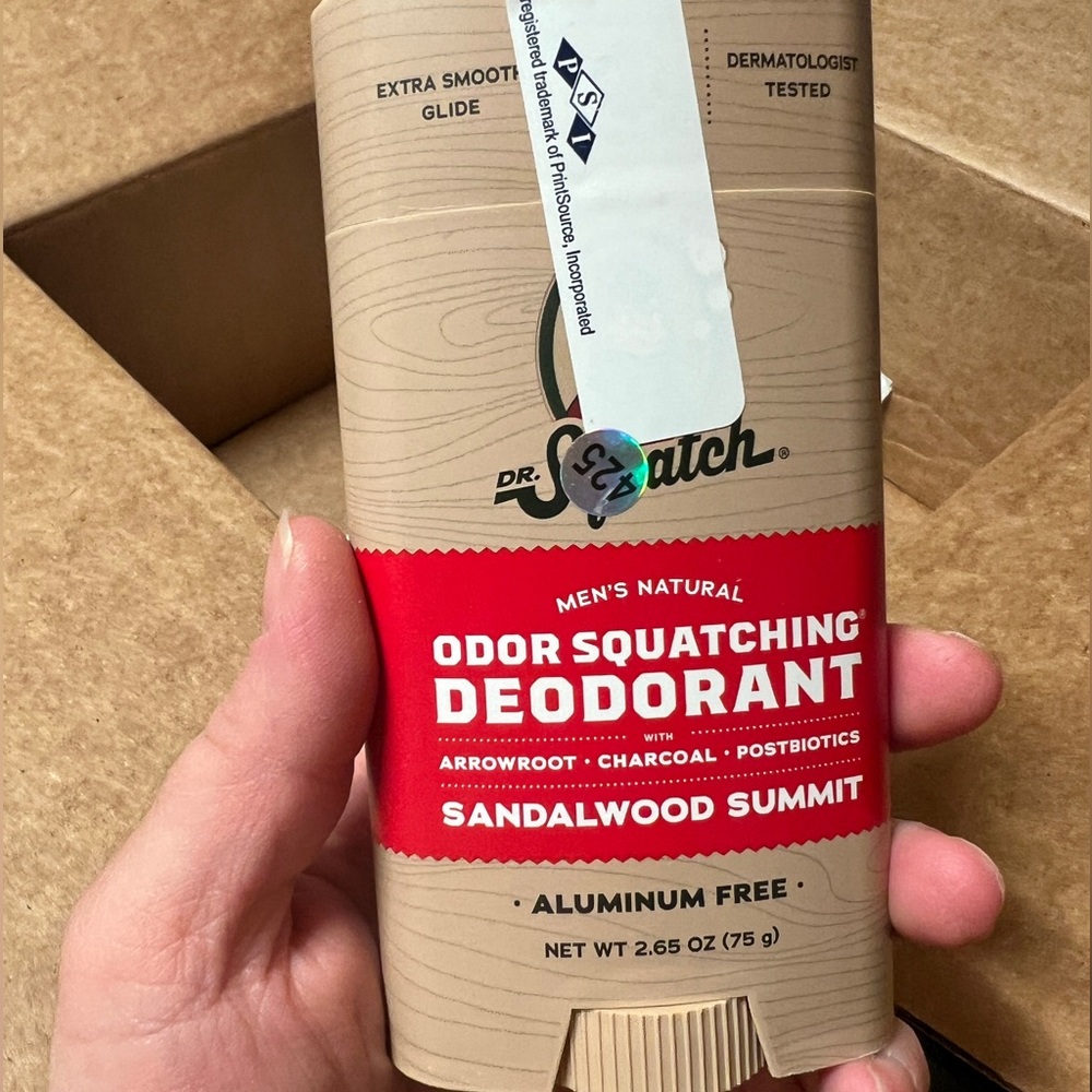 Dr. Squatch Sandalwood Summit Deodorant for Men